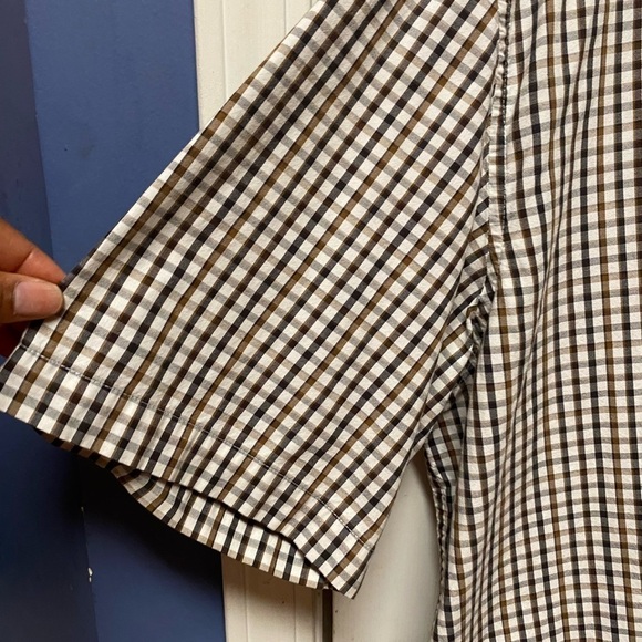 Chaps men shirt sleeve button down casual shirt size XL - Picture 6 of 9